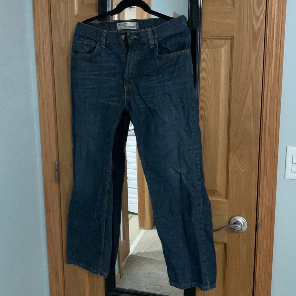 559 Relaxed straight Levi's darker wash jeans - 33x30